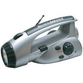 LED Dynamo Flashlight Radio